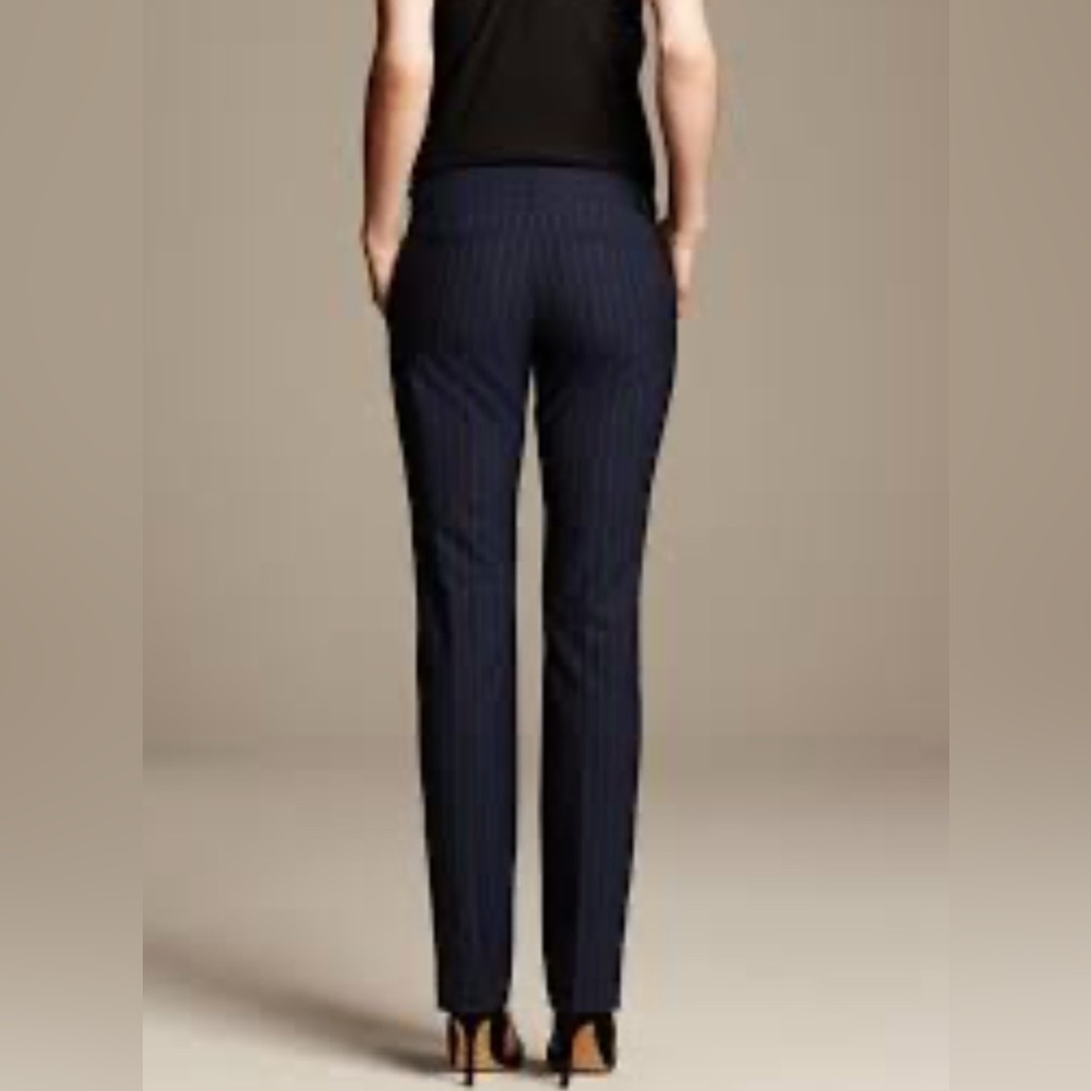Banana Republic Women’s Navy Pinstripe Pants